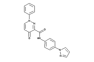 4-keto-1-phenyl-N-(4-pyrazol-1-ylphenyl)pyridazine-3-carboxamide