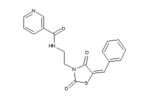 N-[2-(5-benzal-2,4-diketo-thiazolidin-3-yl)ethyl]nicotinamide