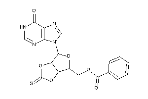 Image of Benzoic Acid [6-(6-keto-1H-purin-9-yl)-2-thioxo-3a,4,6,6a-tetrahydrofuro[3,4-d][1,3]dioxol-4-yl]methyl Ester