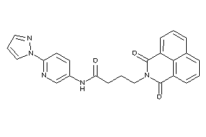 4-(diketoBLAHyl)-N-(6-pyrazol-1-yl-3-pyridyl)butyramide