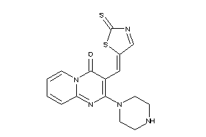 2-piperazino-3-[(2-thioxo-3-thiazolin-5-ylidene)methyl]pyrido[1,2-a]pyrimidin-4-one