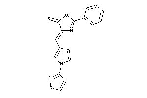 4-[(1-isoxazol-3-ylpyrrol-3-yl)methylene]-2-phenyl-2-oxazolin-5-one