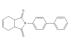 2-(4-phenylphenyl)-3a,4,7,7a-tetrahydroisoindole-1,3-quinone