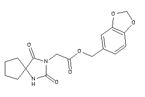 2-(2,4-diketo-1,3-diazaspiro[4.4]nonan-3-yl)acetic Acid Piperonyl Ester