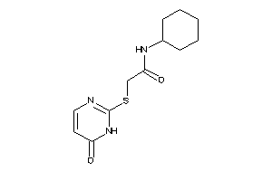 N-cyclohexyl-2-[(6-keto-1H-pyrimidin-2-yl)thio]acetamide