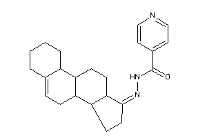 N-(1,2,3,4,7,8,9,10,11,12,13,14,15,16-tetradecahydrocyclopenta[a]phenanthren-17-ylideneamino)isonicotinamide