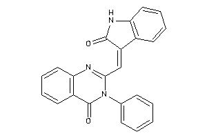 2-[(2-ketoindolin-3-ylidene)methyl]-3-phenyl-quinazolin-4-one