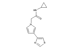 N-cyclopropyl-2-(3-thiazol-4-ylpyrrol-1-yl)acetamide