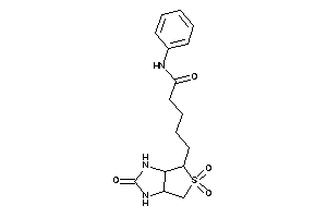N-phenyl-5-(2,5,5-triketo-1,3,3a,4,6,6a-hexahydrothieno[3,4-d]imidazol-6-yl)valeramide