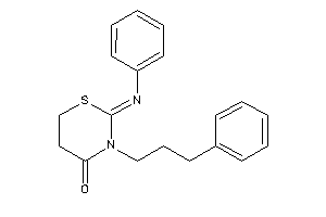 2-phenylimino-3-(3-phenylpropyl)-1,3-thiazinan-4-one