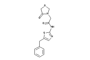 N-(5-benzylthiazol-2-yl)-2-(4-ketothiazolidin-3-yl)acetamide