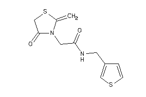 2-(4-keto-2-methylene-thiazolidin-3-yl)-N-(3-thenyl)acetamide