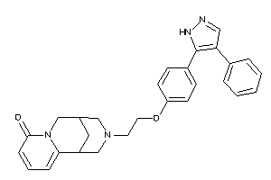 2-[4-(4-phenyl-1H-pyrazol-5-yl)phenoxy]ethylBLAHone