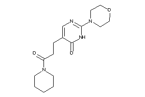 5-(3-keto-3-piperidino-propyl)-2-morpholino-1H-pyrimidin-6-one