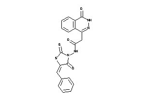 N-(5-benzal-4-keto-2-thioxo-thiazolidin-3-yl)-2-(4-keto-3H-phthalazin-1-yl)acetamide