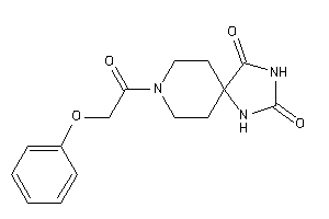Image of 8-(2-phenoxyacetyl)-2,4,8-triazaspiro[4.5]decane-1,3-quinone