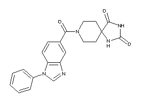 8-(1-phenylbenzimidazole-5-carbonyl)-2,4,8-triazaspiro[4.5]decane-1,3-quinone