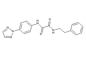 N-phenethyl-N'-[4-(triazol-2-yl)phenyl]oxamide