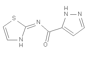 N-(4-thiazolin-2-ylidene)-1H-pyrazole-5-carboxamide