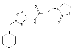 3-(2-ketothiazolidin-3-yl)-N-[4-(piperidinomethyl)thiazol-2-yl]propionamide