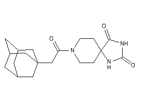 8-[2-(1-adamantyl)acetyl]-2,4,8-triazaspiro[4.5]decane-1,3-quinone