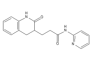 3-(2-keto-3,4-dihydro-1H-quinolin-3-yl)-N-(2-pyridyl)propionamide