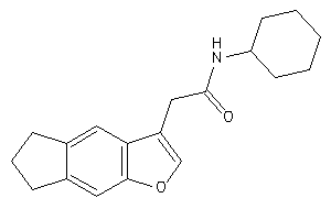 N-cyclohexyl-2-(6,7-dihydro-5H-cyclopenta[f]benzofuran-3-yl)acetamide