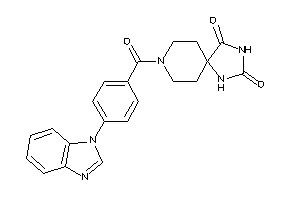 8-[4-(benzimidazol-1-yl)benzoyl]-2,4,8-triazaspiro[4.5]decane-1,3-quinone