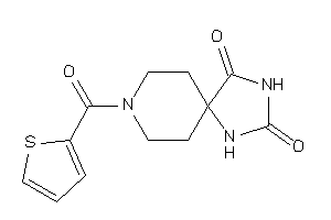8-(2-thenoyl)-2,4,8-triazaspiro[4.5]decane-1,3-quinone