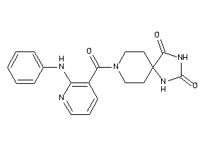 8-(2-anilinonicotinoyl)-2,4,8-triazaspiro[4.5]decane-1,3-quinone