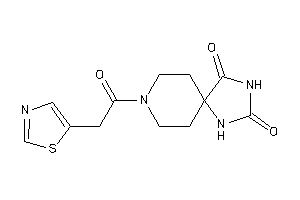 Image of 8-(2-thiazol-5-ylacetyl)-2,4,8-triazaspiro[4.5]decane-1,3-quinone