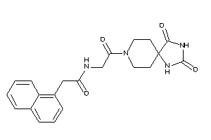 Image of N-[2-(1,3-diketo-2,4,8-triazaspiro[4.5]decan-8-yl)-2-keto-ethyl]-2-(1-naphthyl)acetamide