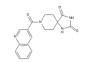 Image of 8-(quinoline-3-carbonyl)-2,4,8-triazaspiro[4.5]decane-1,3-quinone