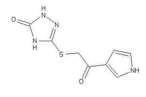 3-[[2-keto-2-(1H-pyrrol-3-yl)ethyl]thio]-1,4-dihydro-1,2,4-triazol-5-one