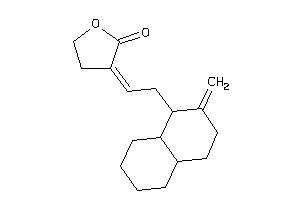 Image of 3-[2-(2-methylenedecalin-1-yl)ethylidene]tetrahydrofuran-2-one