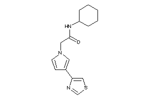 N-cyclohexyl-2-(3-thiazol-4-ylpyrrol-1-yl)acetamide