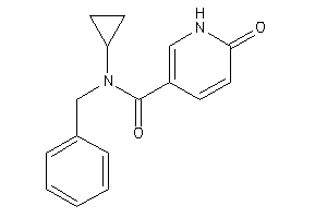 N-benzyl-N-cyclopropyl-6-keto-1H-pyridine-3-carboxamide