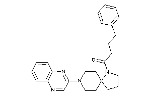 4-phenyl-1-(8-quinoxalin-2-yl-4,8-diazaspiro[4.5]decan-4-yl)butan-1-one