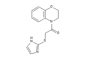 1-(2,3-dihydro-1,4-benzoxazin-4-yl)-2-(1H-imidazol-2-ylthio)ethanone