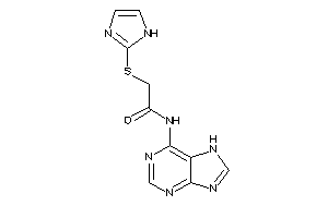 2-(1H-imidazol-2-ylthio)-N-(7H-purin-6-yl)acetamide