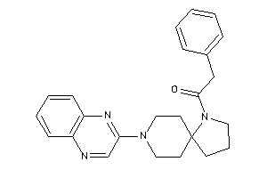 2-phenyl-1-(8-quinoxalin-2-yl-4,8-diazaspiro[4.5]decan-4-yl)ethanone