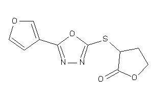 3-[[5-(3-furyl)-1,3,4-oxadiazol-2-yl]thio]tetrahydrofuran-2-one