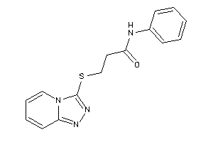 N-phenyl-3-([1,2,4]triazolo[4,3-a]pyridin-3-ylthio)propionamide