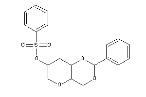 Benzenesulfonic Acid (2-phenyl-4,4a,6,7,8,8a-hexahydropyrano[3,2-d][1,3]dioxin-7-yl) Ester