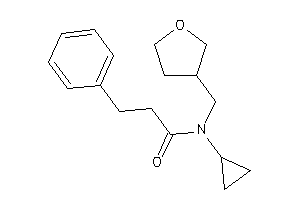N-cyclopropyl-3-phenyl-N-(tetrahydrofuran-3-ylmethyl)propionamide