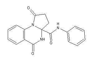 1,5-diketo-N-phenyl-3,4-dihydro-2H-pyrrolo[1,2-a]quinazoline-3a-carboxamide