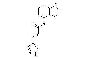 3-(1H-pyrazol-4-yl)-N-(4,5,6,7-tetrahydro-1H-indazol-4-yl)acrylamide