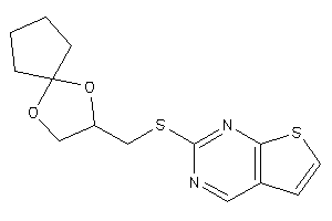 2-(6,9-dioxaspiro[4.4]nonan-7-ylmethylthio)thieno[2,3-d]pyrimidine