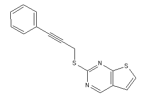 2-(3-phenylprop-2-ynylthio)thieno[2,3-d]pyrimidine