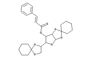 3-phenylacrylic Acid [5-(1,4-dioxaspiro[4.5]decan-3-yl)spiro[3a,5,6,6a-tetrahydrofuro[2,3-d][1,3]dioxole-2,1'-cyclohexane]-6-yl] Ester
